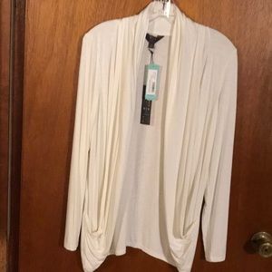 Small Martina slub knit open cardigan